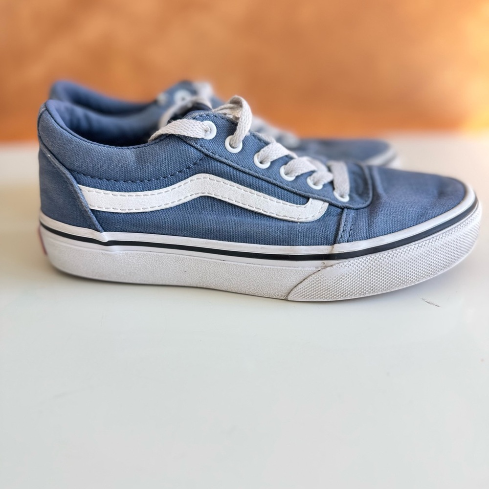 Vans Classic Blue and White Sneakers